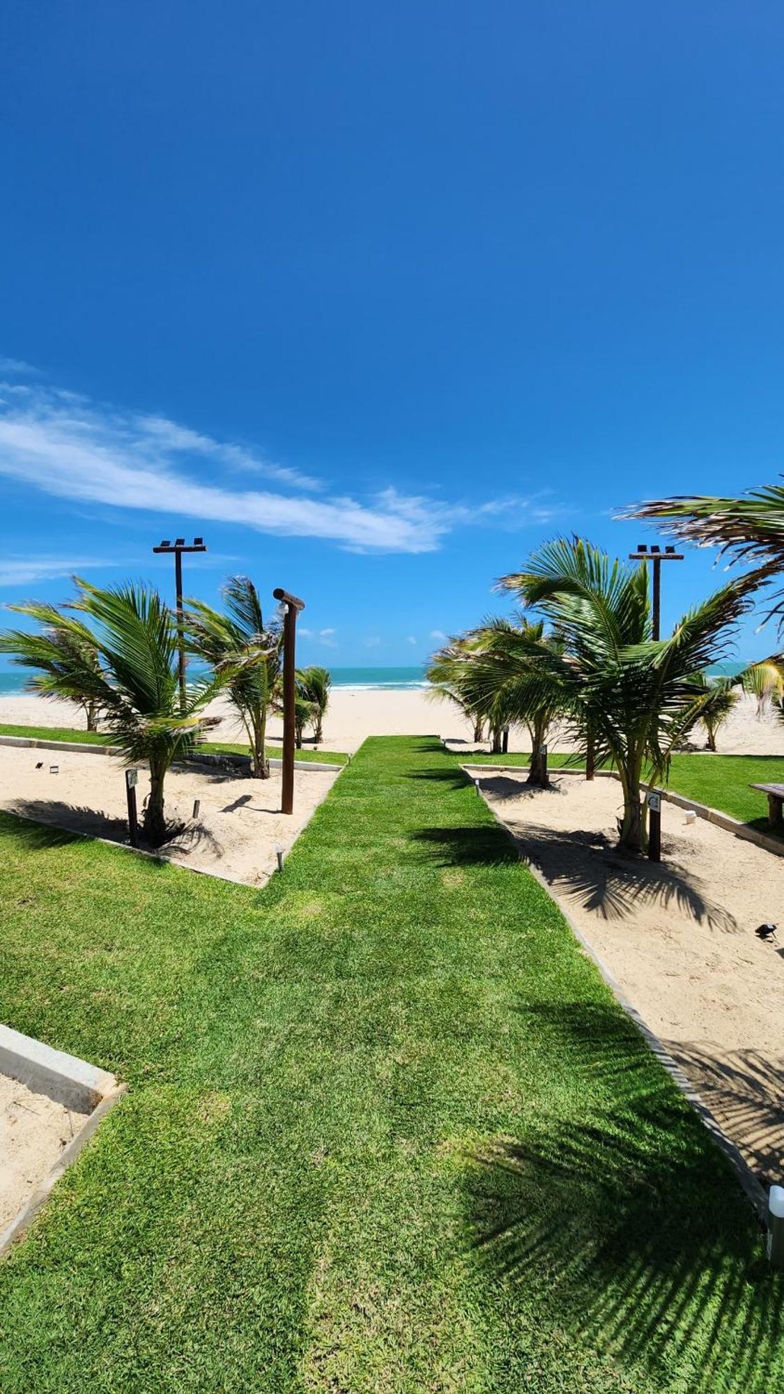 אקווירז Beach Living - Apt Com 2 Quartos - Pe Na Areia מראה חיצוני תמונה