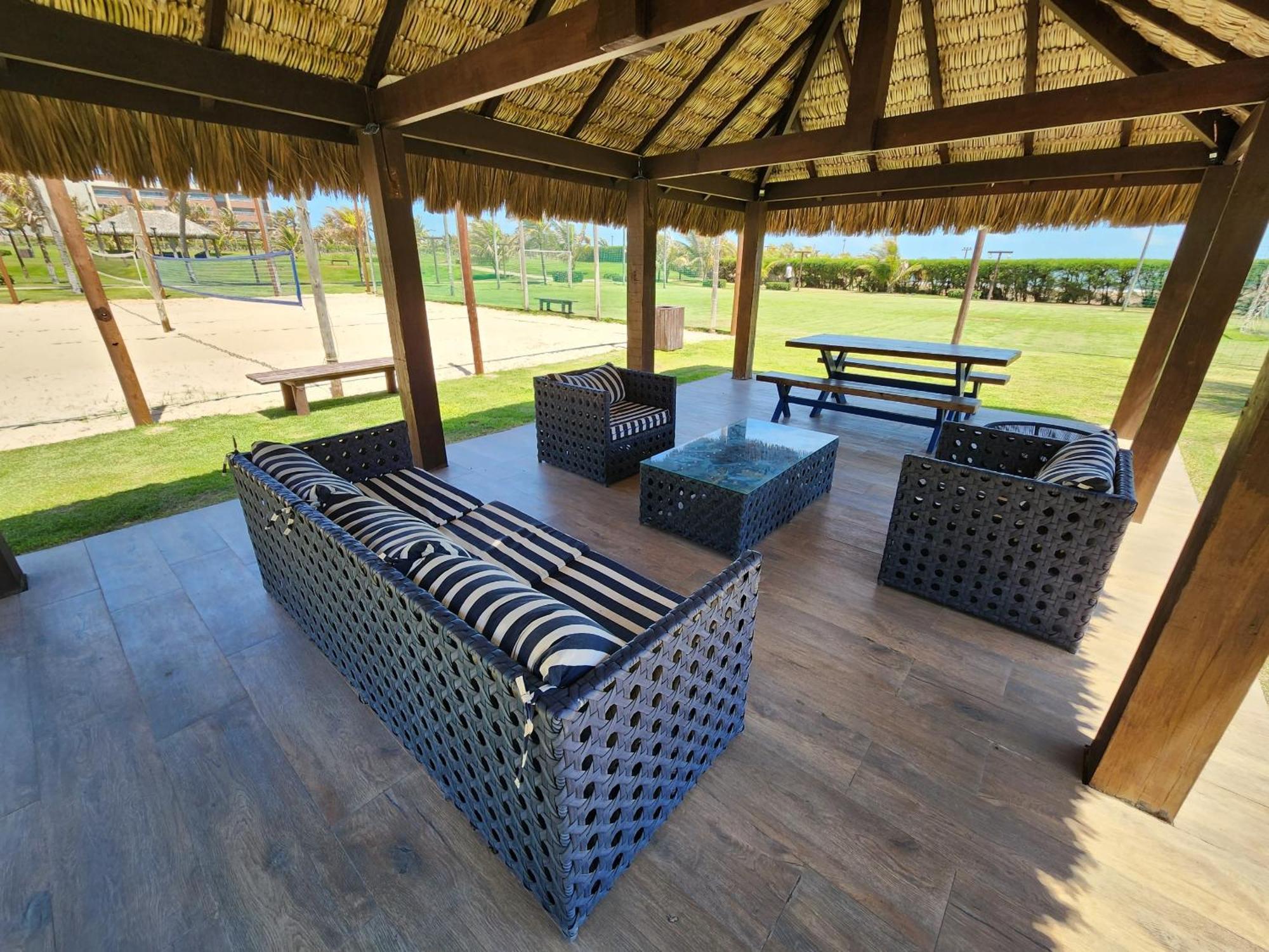 אקווירז Beach Living - Apt Com 2 Quartos - Pe Na Areia מראה חיצוני תמונה