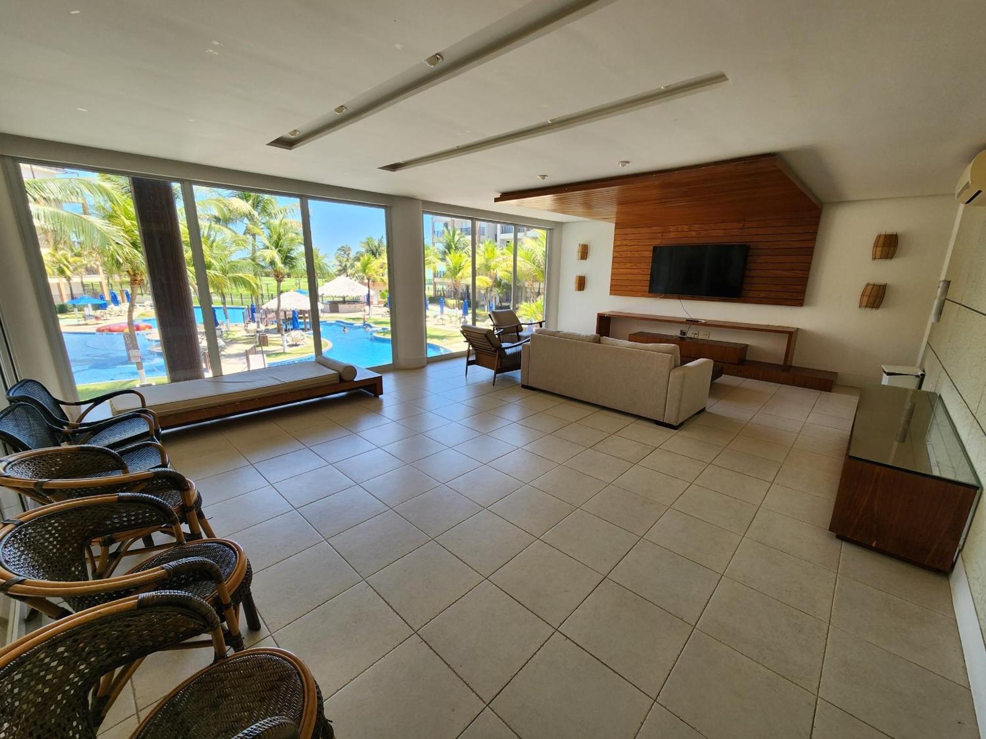 אקווירז Beach Living - Apt Com 2 Quartos - Pe Na Areia מראה חיצוני תמונה